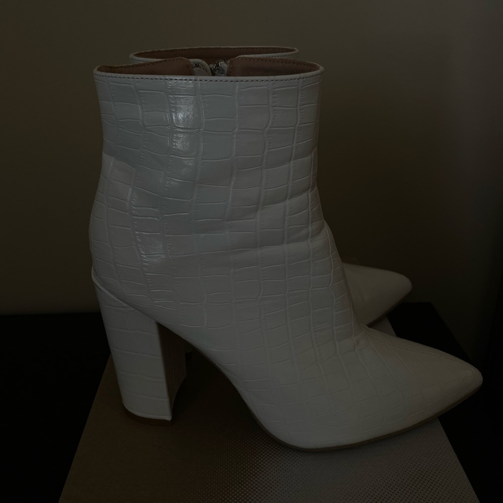 white booties! start this winter season in classy fashion!